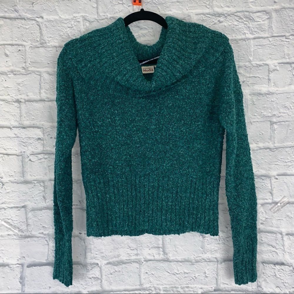 Mudd cowl neck long sleeve sweater girls size medium